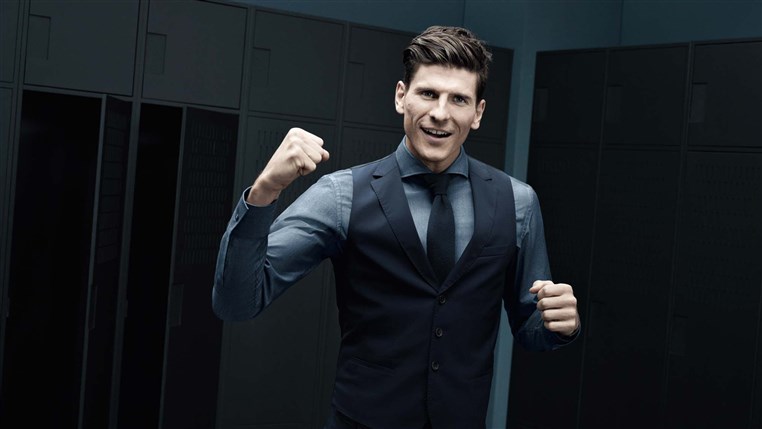 German Football Team Dressed by Hugo Boss