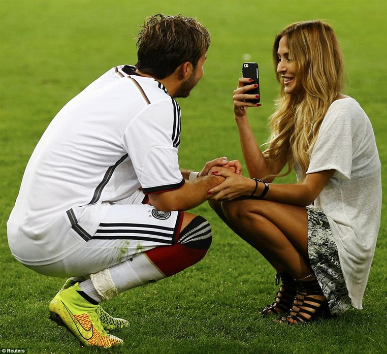 Germanys WAGs celebrate in style