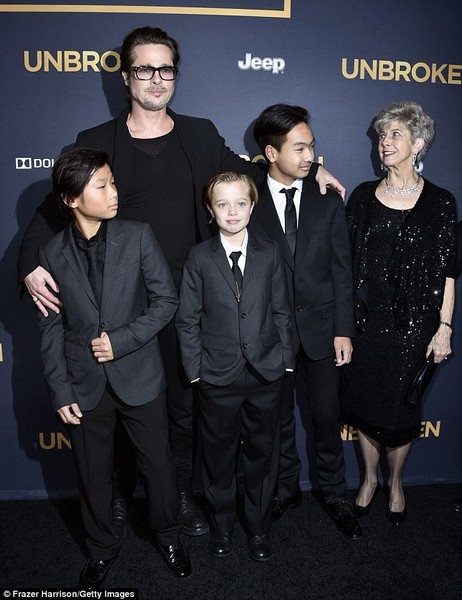 Shiloh Jolie-Pitt looks the spitting image of Angelina and Brad at Unbroken premiere
