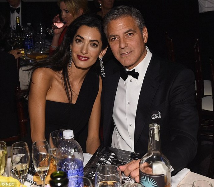 Couldnt be prouder to be your husband: George Clooney tells wife Amal Alamuddin in front of Millions during Golden Globes