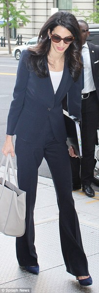 Tala Alamuddin looks almost identical to Mrs Clooney   