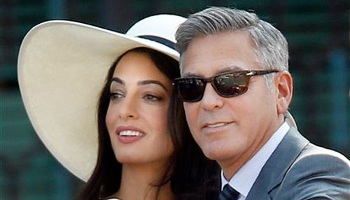 George Clooney Wife Amal Alamuddin Pregnant