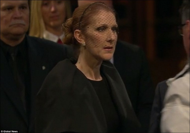 Celine Dion mourns husband René Angélil at open casket visitation