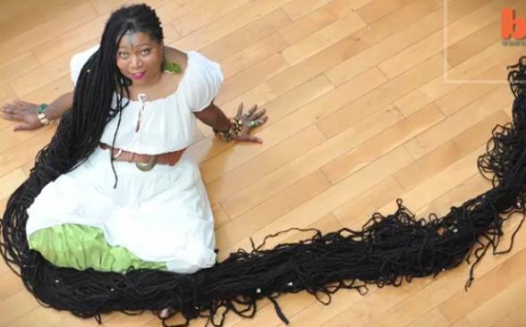 Worlds Longest 16 meter Dreadlocks