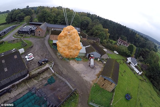 In Video: Icelandic company celebrates its founding anniversary by sending a piece of chicken to space
