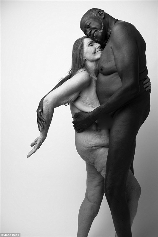 Nude Portrait of Interracial Septuagenarian Couple Celebrating Two Decades of Love Goes Viral