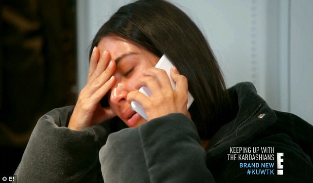 Kim Kardashian Breaks Down Over Kanye's Hospitalization