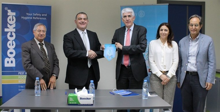 Boecker and Rotary sign MoU to provide quality water and training to Lebanese public schools