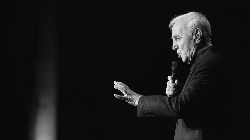 Celebrities pay tribute to French music icon Charles Aznavour