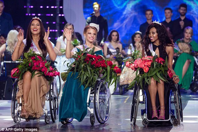 Beauty Queens on Wheel Chairs