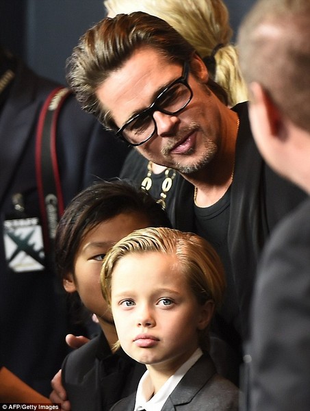 Shiloh Jolie-Pitt looks the spitting image of Angelina and Brad at Unbroken premiere