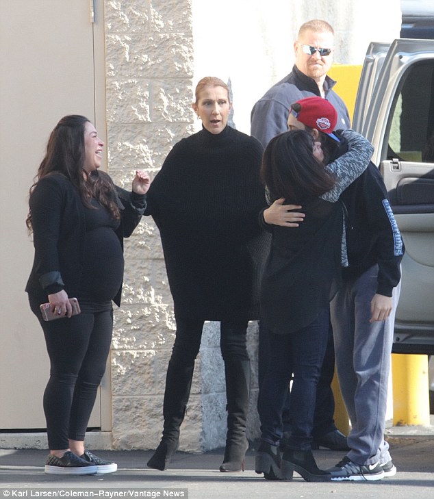 Celine Dion seen after husband Rene Angelil's death before jetting to Montreal