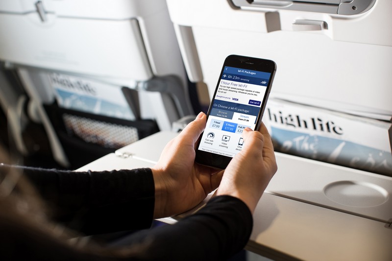 WI-FI Taking off on Board British Airways