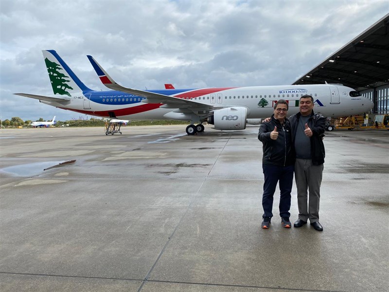 Middle East Airlines will receive its third Airbus 321neo aircraft