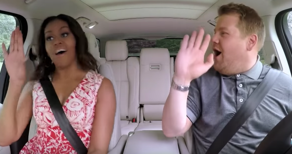 Michelle Obama Goes Full Beyoncé In Carpool Karaoke With James Corden