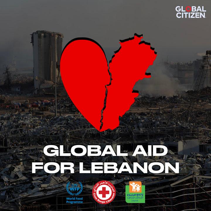 وسيم صليبي وريما فقيه يُطلقان حملة تبرّع مع جمعيّة Global Citizen 