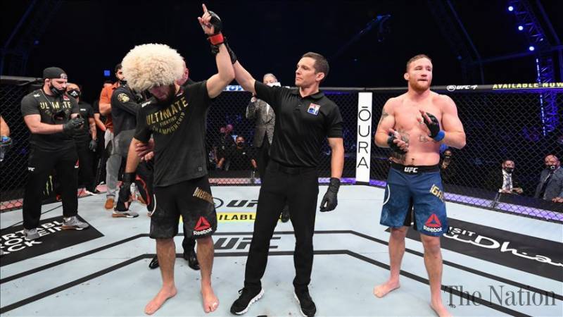 In Video: UFC Khabib Nurmagomedov Announces Retirement 