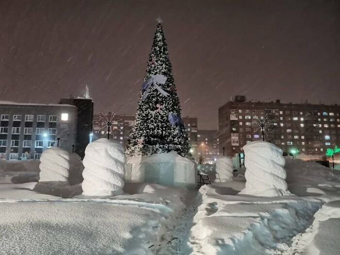 In Video: Coldest City in the world Gets Two Months Worth Of Snow In Just 5 Days