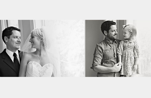 Father and Daughter Recreate Old Photos to Say Goodbye to Late Wife and Mother