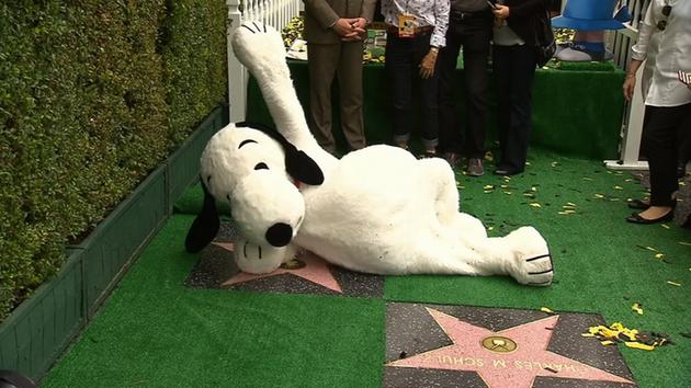 Snoopy Gets a Star on Hollywoods Walk of Fame