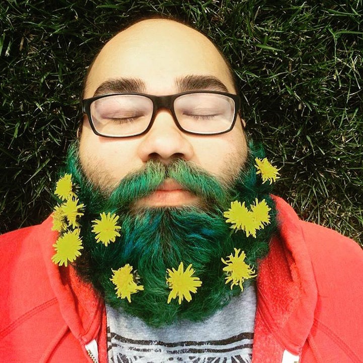 Men Everywhere Are Decorating Their Beards To Celebrate Springs Arrival