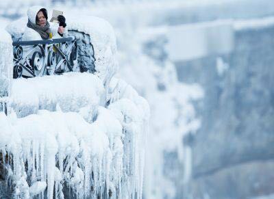 'Absolutely Beautiful.' See Niagara Falls Covered in Ice