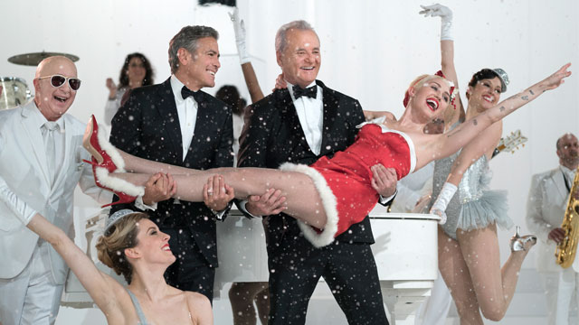 Miley Cyrus Gets a Lift From George Clooney and Bill Murray