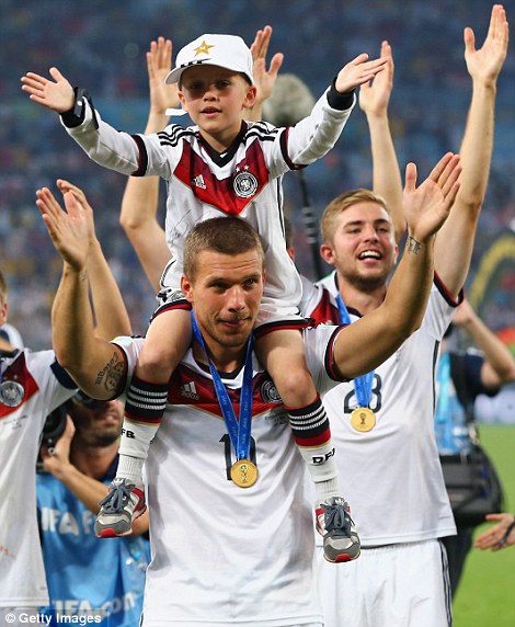 Germanys WAGs celebrate in style