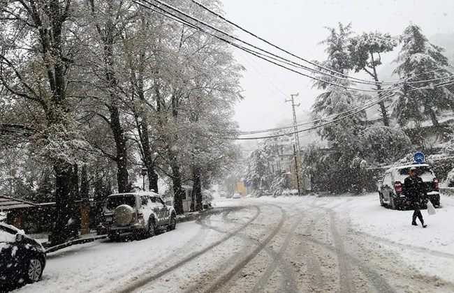 The Snow will reach 400 meters and Joyce is staying with us until Saturday 