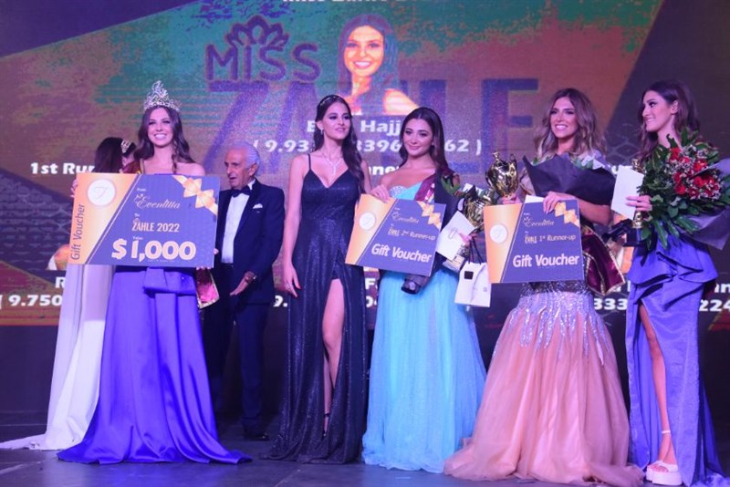 Dr. Anthony Fakhoury crowned Elise Hajjar Miss Zahle 2022