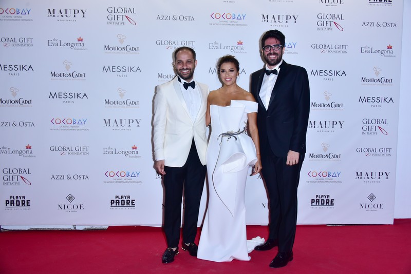 Azzi & Osta Dress Eva Longoria at Global Gift Gala in Cannes!