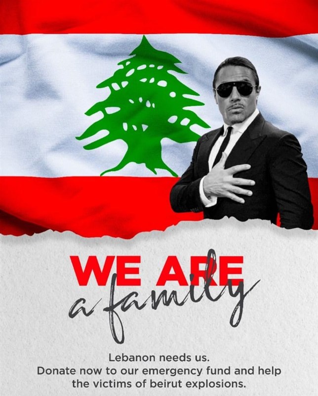 In video: Chef Nusert SaltBae Is Raising Funds For Beirut Blast Victims