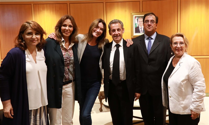 Nicolas Sarkozy & Carla Bruni Arrival to Beirut