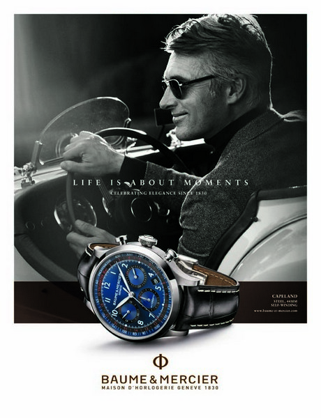 Baume & Mercier revisits great celebrations with a new advertising campaign