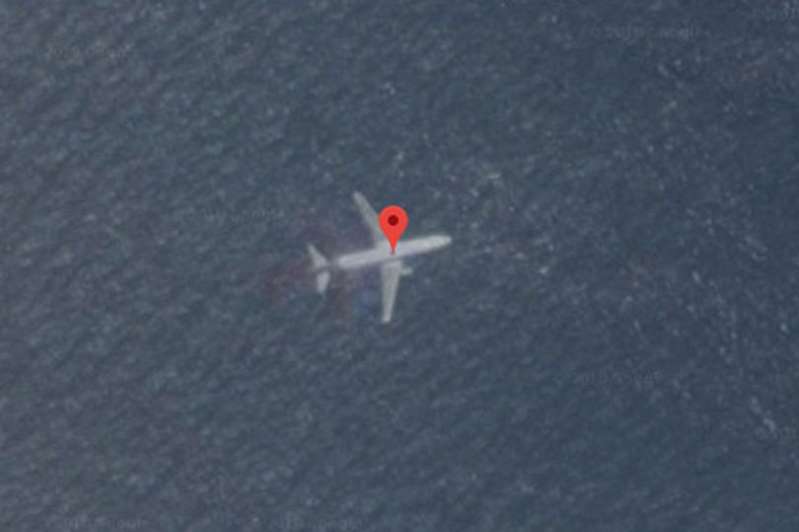 Flight MH370 conspiracy theorist spots 'underwater' plane on Google Maps and claims it's the missing jet