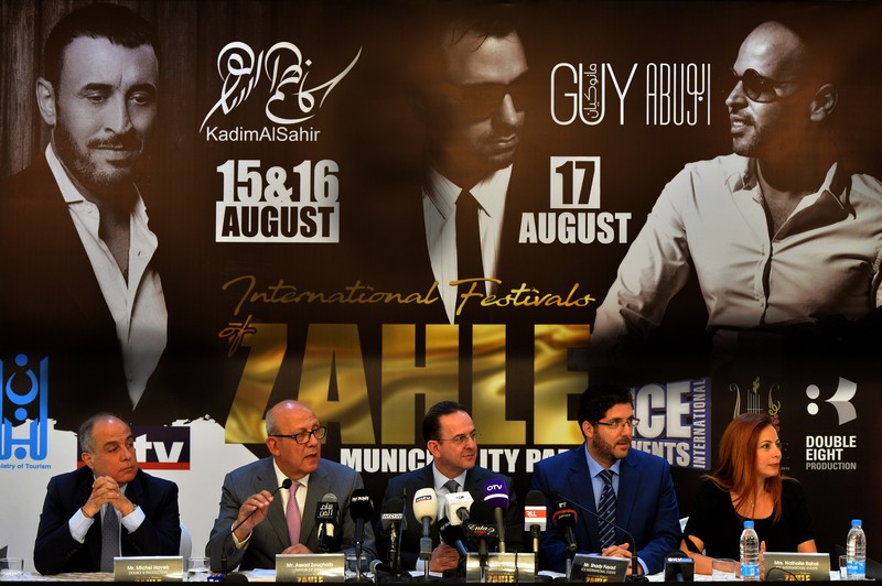 International Festivals of Zahle Proudly presents The king of romance Kadim Al Sahir & The unique Duo of ABU & Guy Manoukian