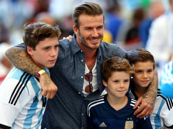David Beckhams son breaks his heart