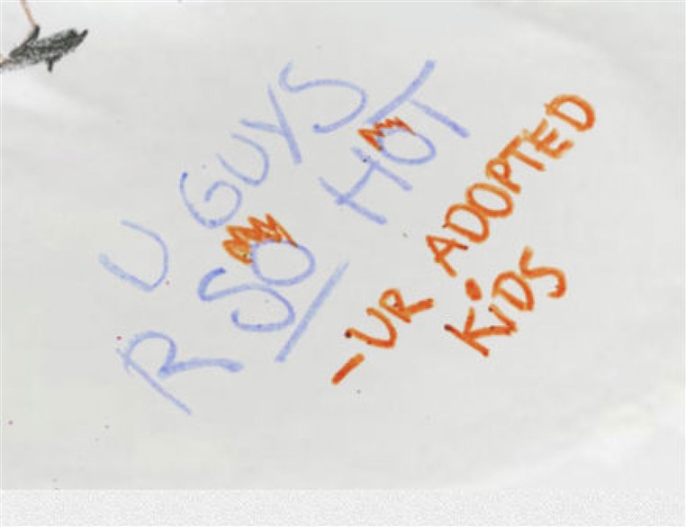 The Six Greatest Things Angelina And Brad s Kids Wrote On Her Wedding Dress