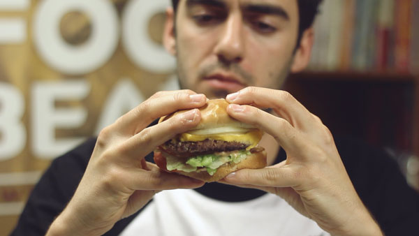 The Right Way To Eat A Hamburger
