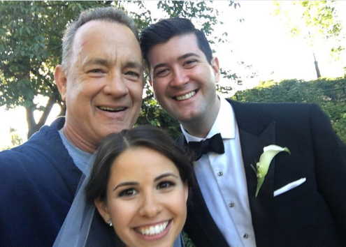 Tom Hanks Crashes Couple's Wedding Photo Shoot