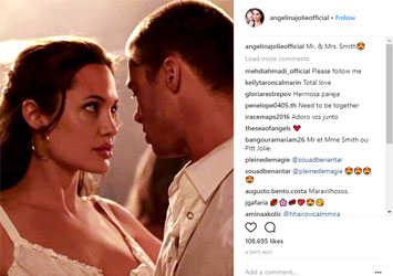 Angelina Jolie Posted A Picture On Her Instagram Page 