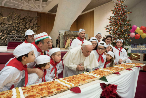 Pope Francis Celebrated His 81st Birthday With A Big Pizza Pie