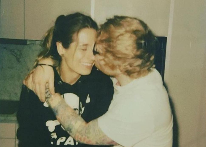 Singer Ed Sheeran is engaged