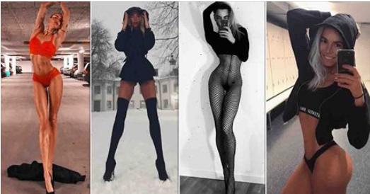 Swedish Mother of Two Shows off 40 Inch Legs
