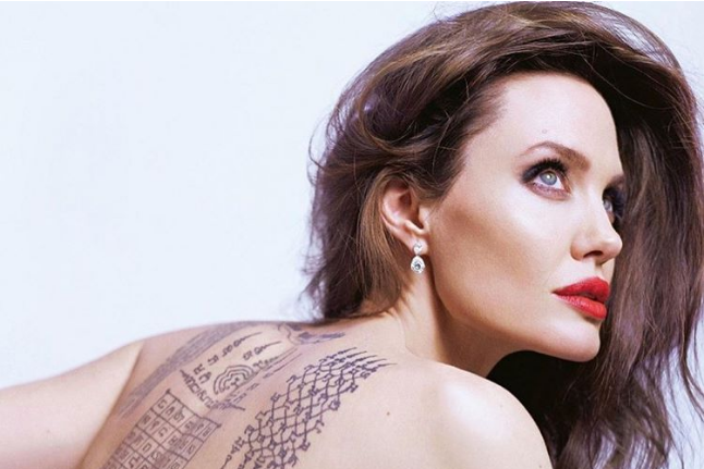 Angelina Jolie dons Lebanese label in Italian magazine
