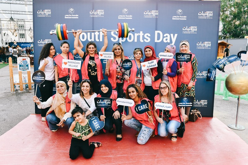 Ramadan Village Celebrates International Youth Sports Day with Three Lebanese Basketball Stars