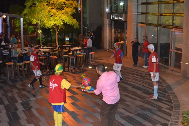 Virgin Megastore Lebanon Stunt at Uruguay Street