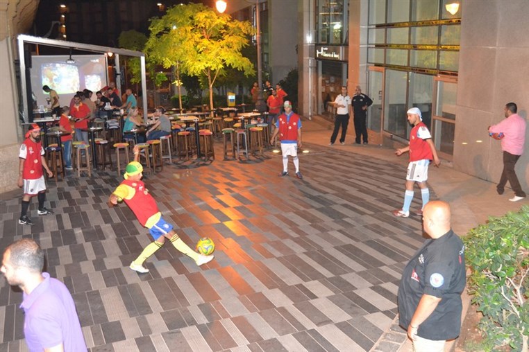 Virgin Megastore Lebanon Stunt at Uruguay Street