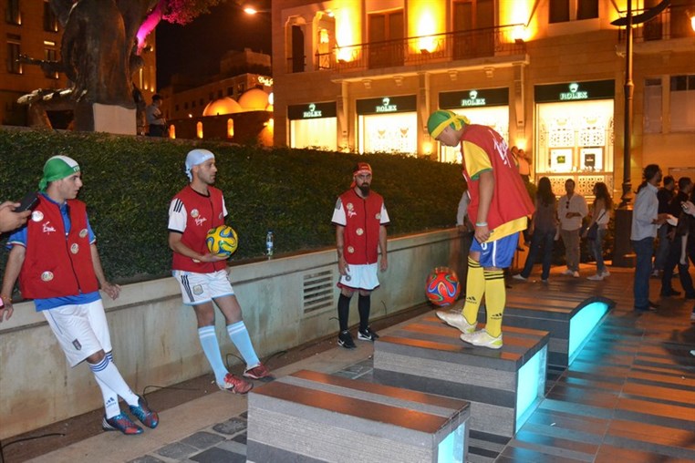 Virgin Megastore Lebanon Stunt at Uruguay Street