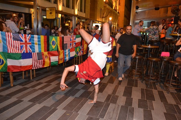 Virgin Megastore Lebanon Stunt at Uruguay Street